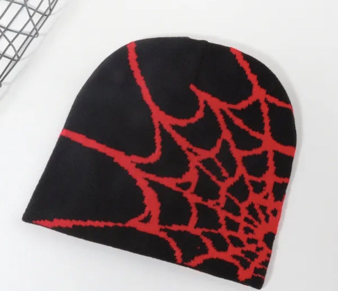 Other Spider Web Y2K Knitted Beanie Size ONE SIZE - 22 Thumbnail