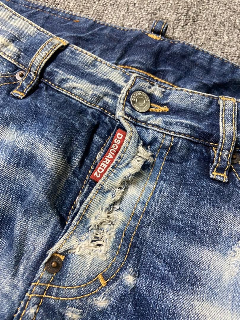 Dsquared2 Dsquared2 Brand Distressed Ripped Jeans (187) Size US 30 / EU 46 - 8 Thumbnail