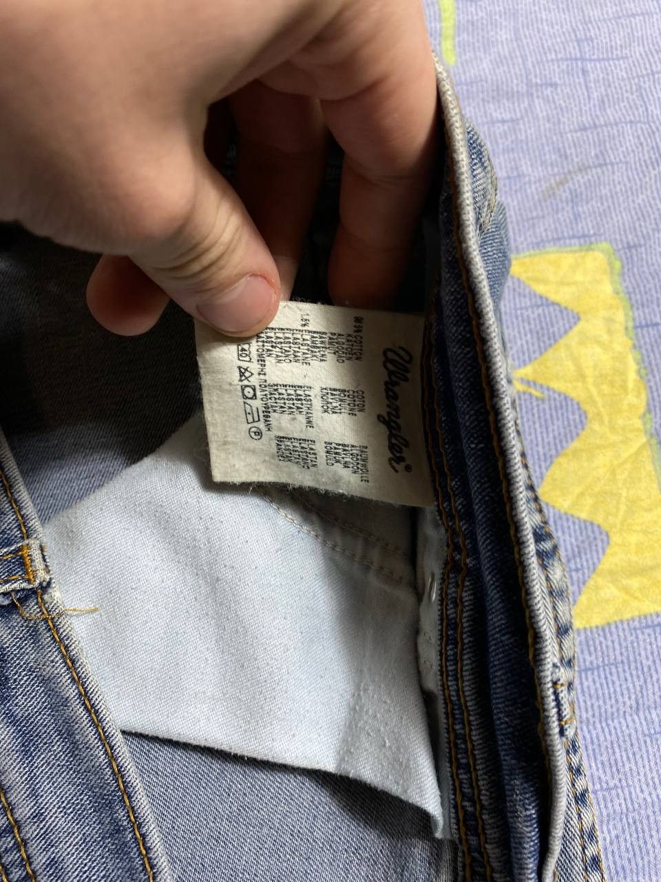 Wrangler Vintage Wrangler Jeans Faded Denim 90s Size US 38 / EU 54 - 15 Thumbnail
