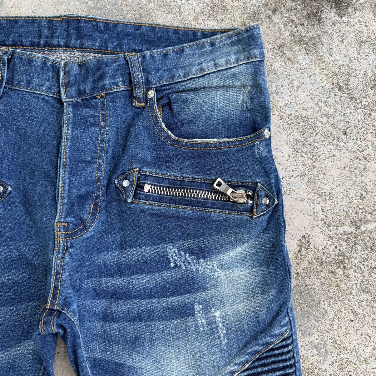 Japanese Brand W31 Vintage Balmain denim jean pants Size US 31 - 6 Thumbnail