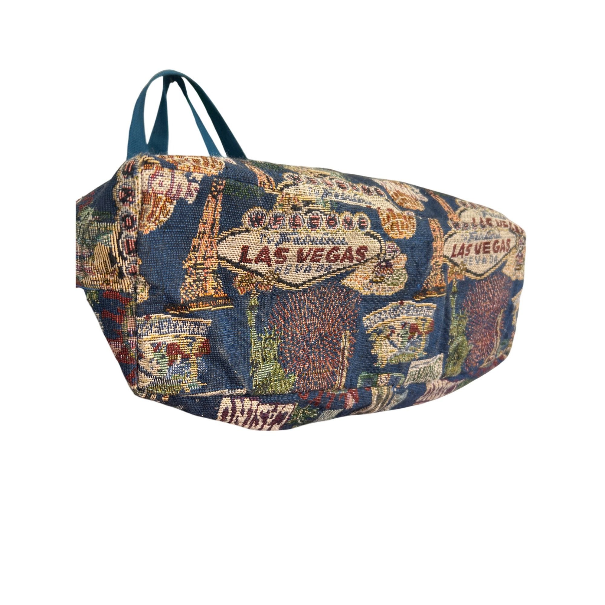 Other Vintage Bovano Las Vegas Tapestry Travel Tote Bag Zipper Top Size ONE SIZE - 6 Thumbnail
