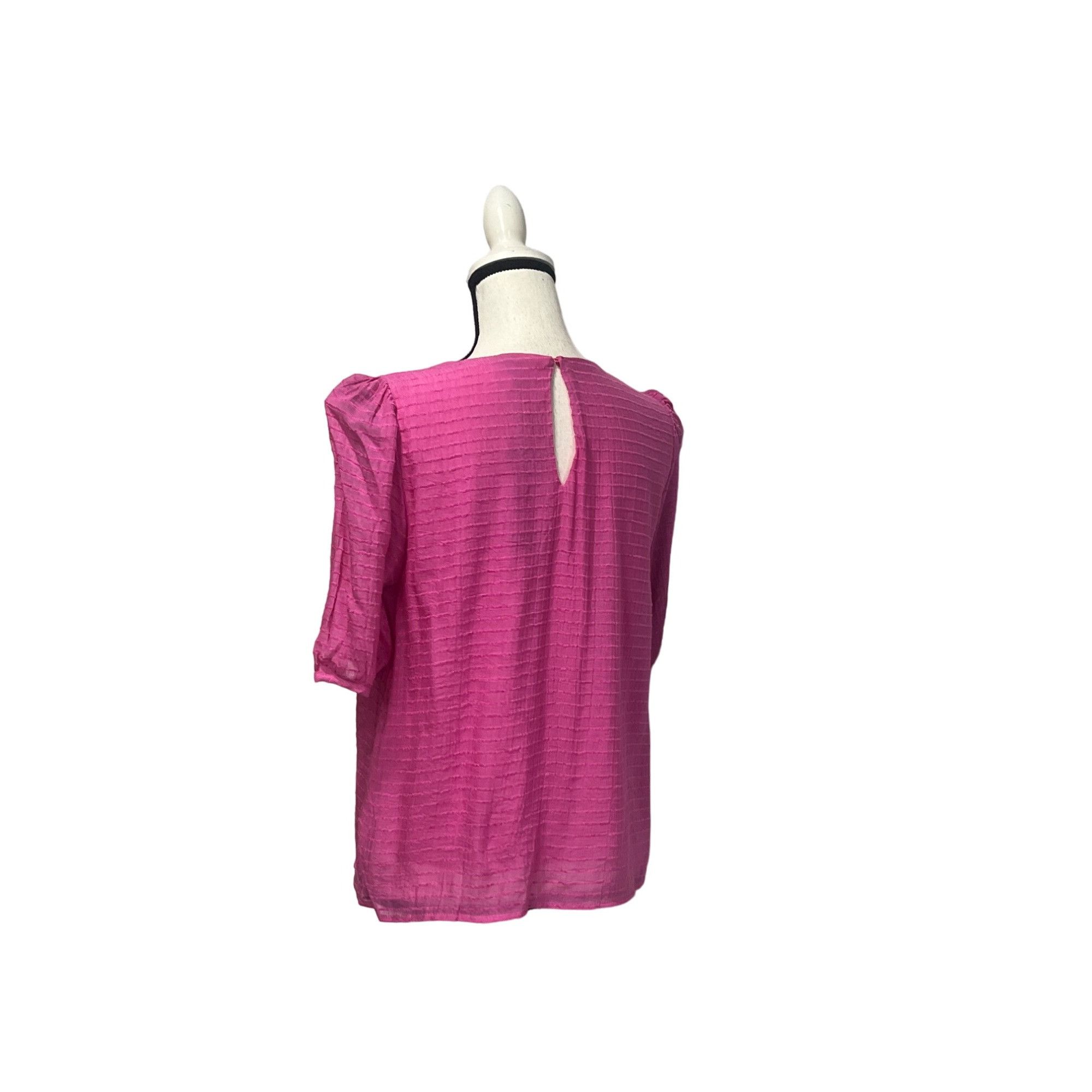 Other Vero Moda VMALMA O-neck Textured Blouse, Pink, Sz. S Size S / US 4 / IT 40 - 4 Thumbnail