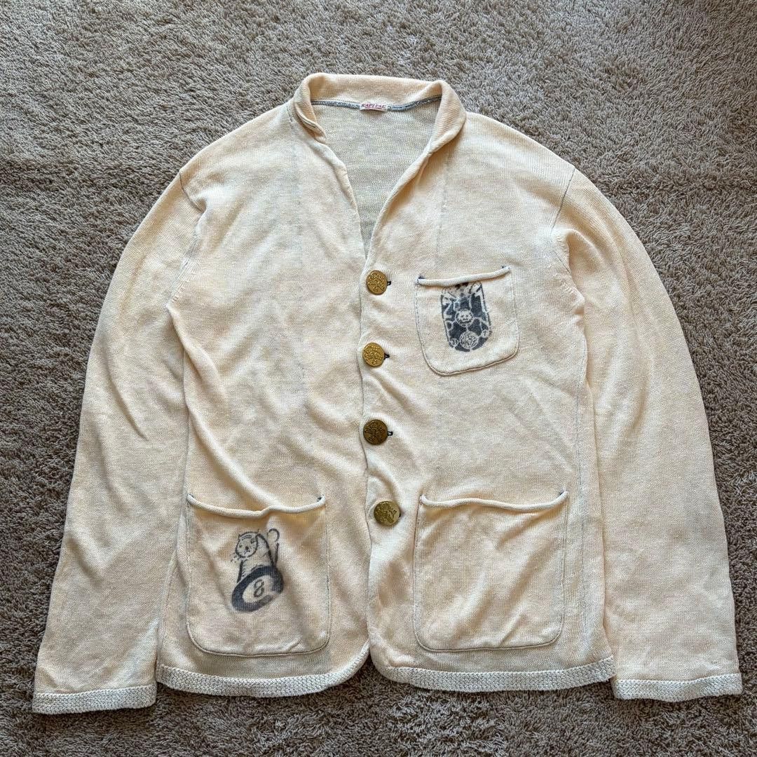 Kapital Kapital Linen Gold Button Cardigan Size US L / EU 52-54 / 3 - 1 Thumbnail