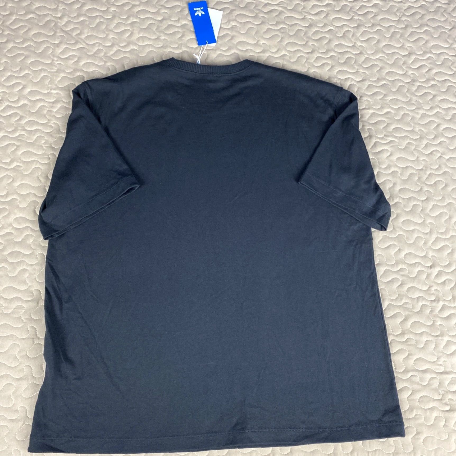 Adidas Adidas Originals Trefoil Womens Black Crewneck T Shirt Tee Black Sz L New w Tags Size L / US 10 / IT 46 - 3 Thumbnail
