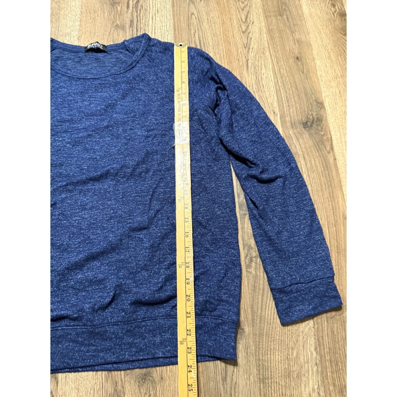 Vintage David Bitton Sweater Men's Large Blue Long Sleeve Crewneck Pullover Size US L / EU 52-54 / 3 - 7 Thumbnail