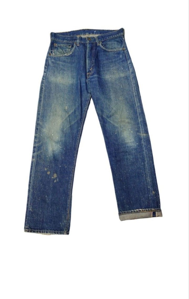 Levi's × Vintage 💥True Vtg 60/70's Levi’s top button No. 8 Distressed Rare🌟 Size US 32 / EU 48 - 1 Thumbnail