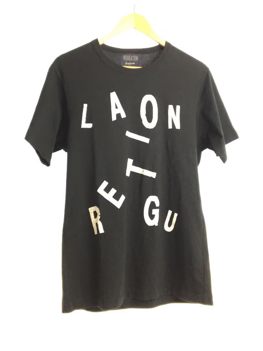 image of Yohji Yamamoto "regulation" Scattered Tee in Black, Men's (Size Small)