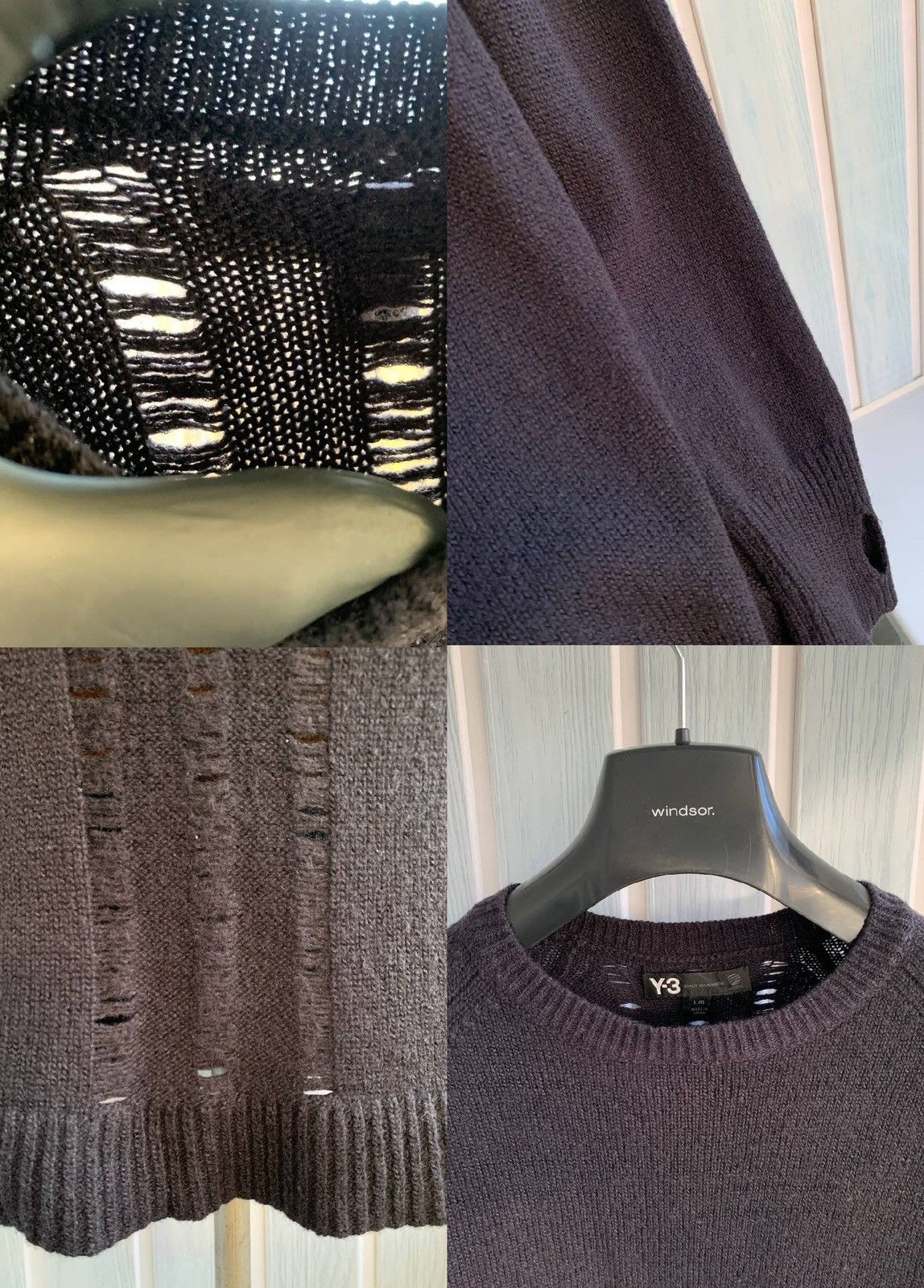 Adidas × Y-3 Adidas x Y-3 Yohji Yamamoto 2010 Black Wool & Polyamid Dress Size M / US 6-8 / IT 42-44 - 23 Thumbnail