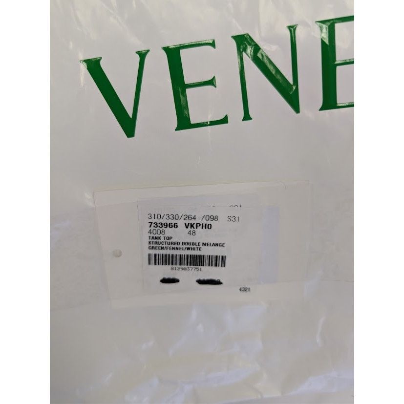 Bottega Veneta o1rshd1 Structured Double Melange Tank Top in Green/Fennel Size US M / EU 48-50 / 2 - 21 Thumbnail