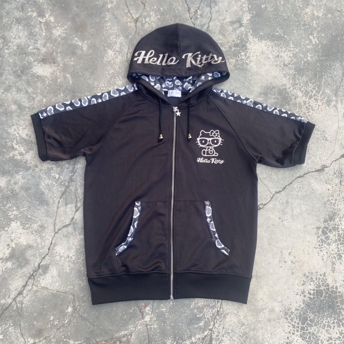 Japanese Brand Rare Hello Kitty Black Skull Hoodie Size US L / EU 52-54 / 3 - 4 Thumbnail