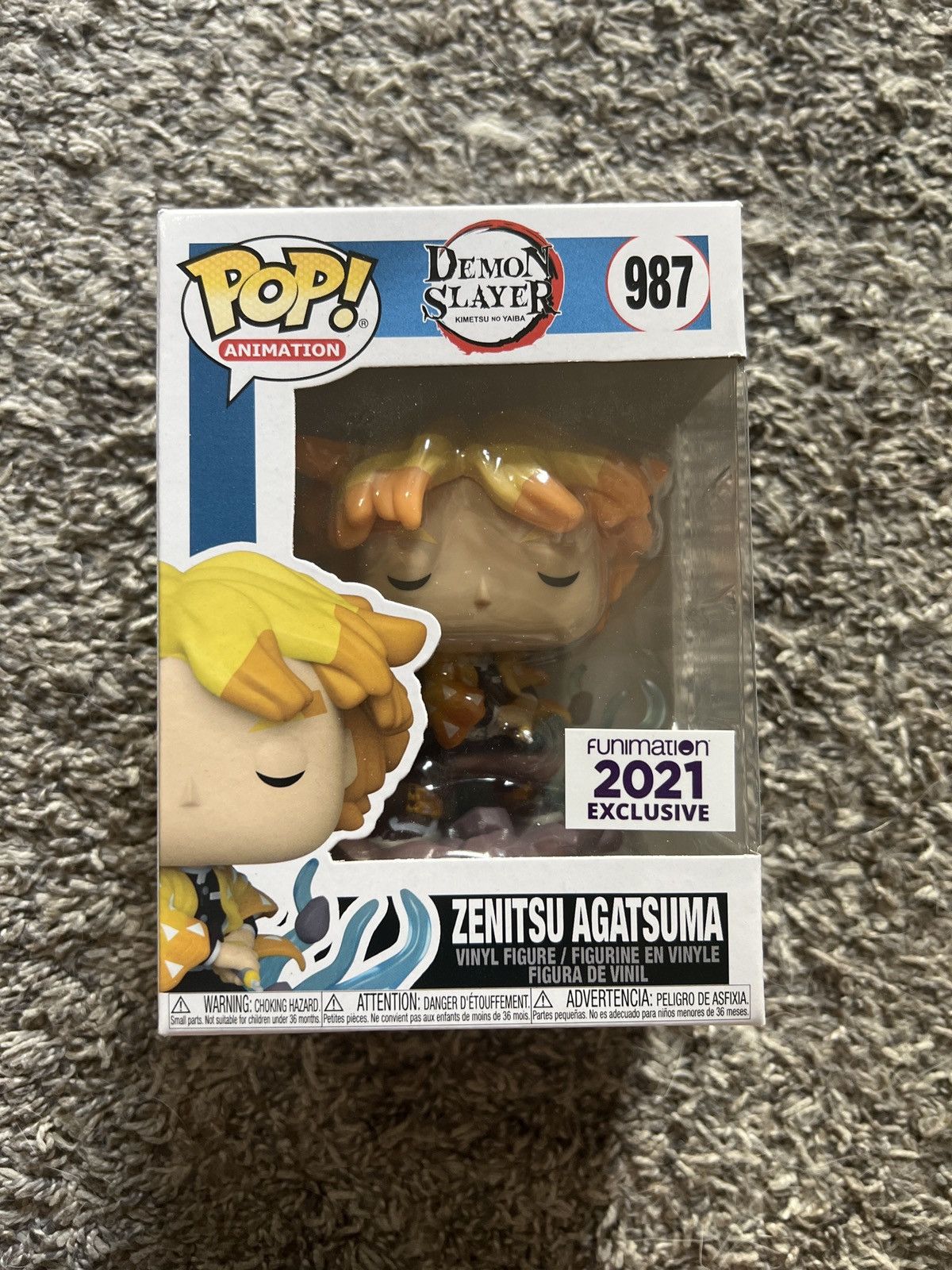 Anime Funko Pop! Zenitsu Agatsuma Vinyl Figure Size ONE SIZE - 1 Thumbnail