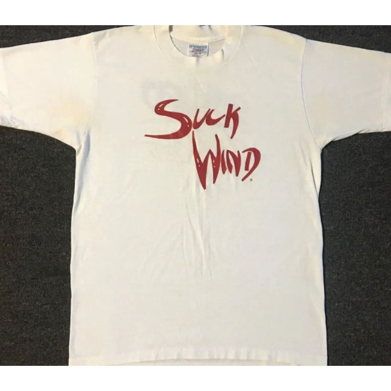 Vintage VINTAGE Suck Wind 98KUPD Arizona Rock Radio Shirt S White Small Mens Graphic Tee 80s 90s Grunge Crude Humor Band ConcertUSA Size US S / EU 44-46 / 1 - 2 Thumbnail
