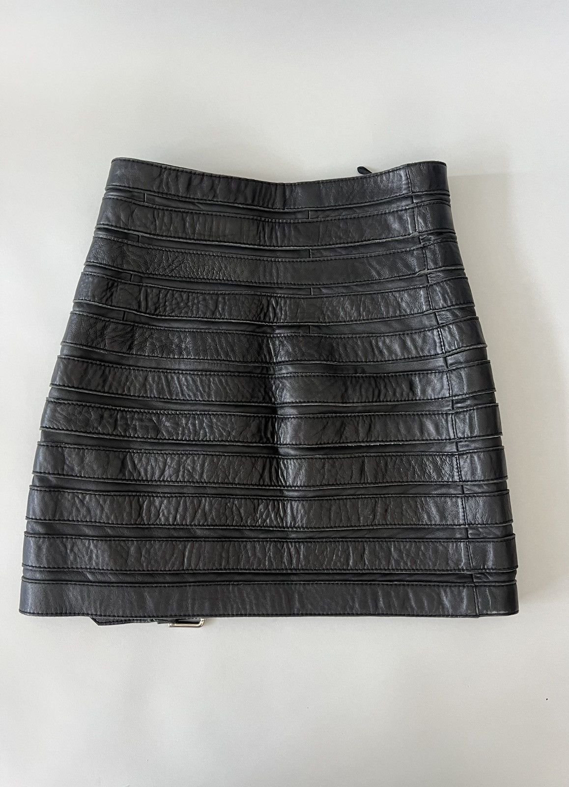 Dolce & Gabbana SS03 Dolce & Gabbana ‘Sex’ Leather Belt Skirt Size 30" / US 8 / IT 44 - 3 Thumbnail