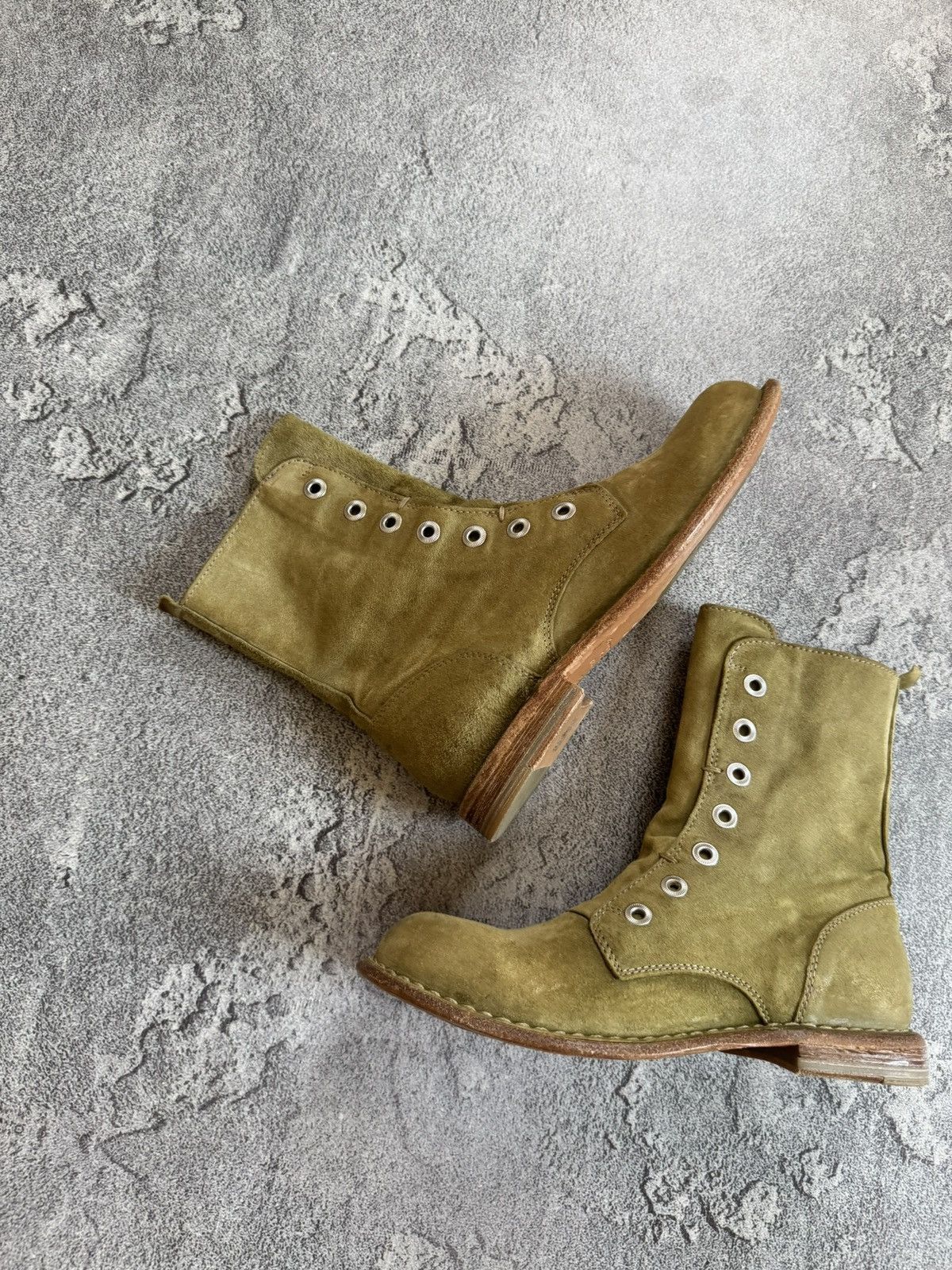 MoMA MOMA 35size suede avantgarde biker shoes ankle retro style Size US 5 / IT 35 - 2 Thumbnail