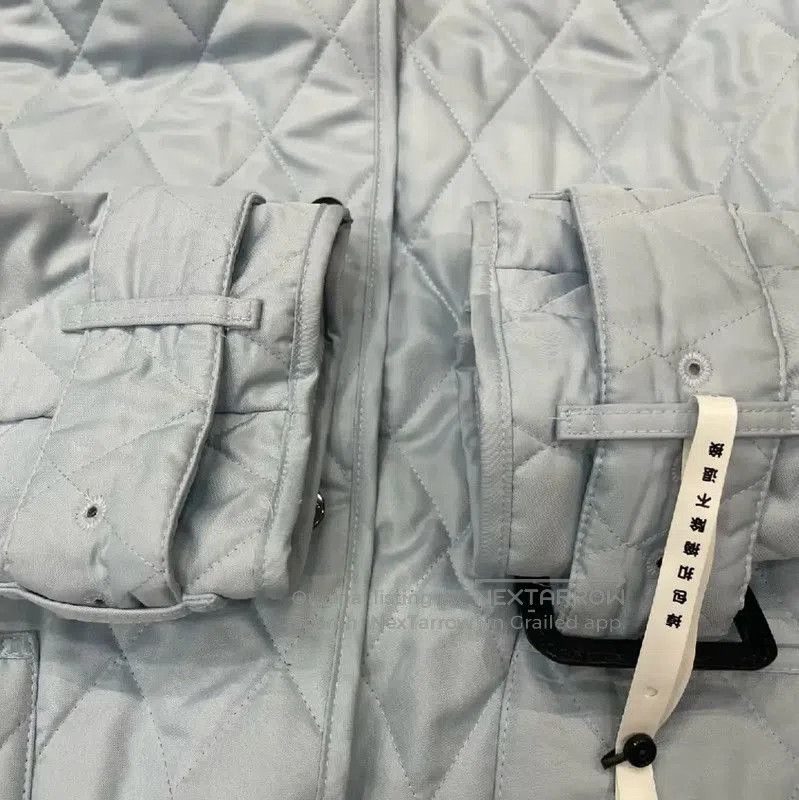 Burberry Burberry Light Blue Quilted Cotton Jacket. Size M / US 6-8 / IT 42-44 - 7 Thumbnail