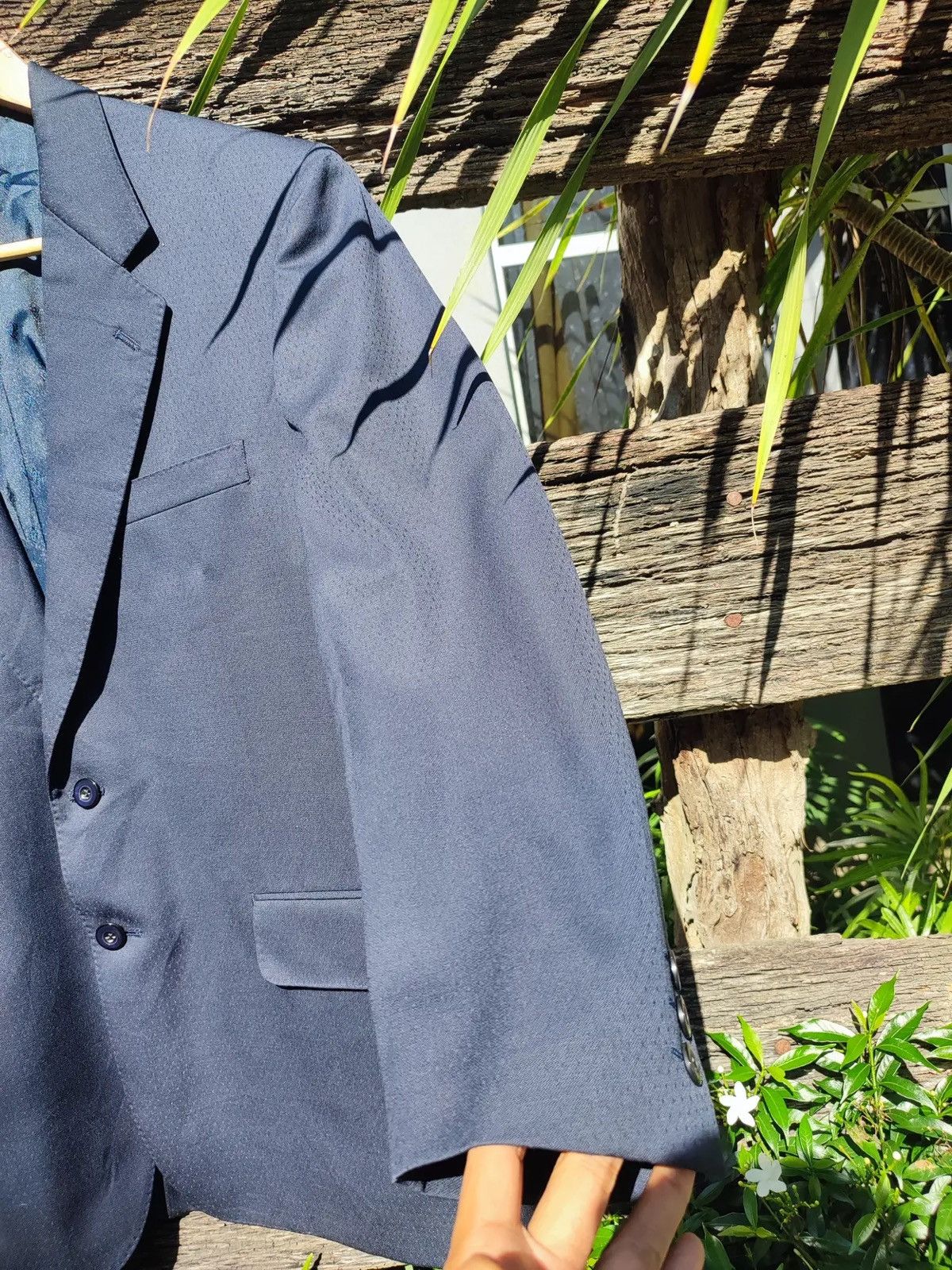 Balenciaga Balenciaga Pour Homme Black Wool Blazer (Vintage 90s) Size 38R - 6 Thumbnail
