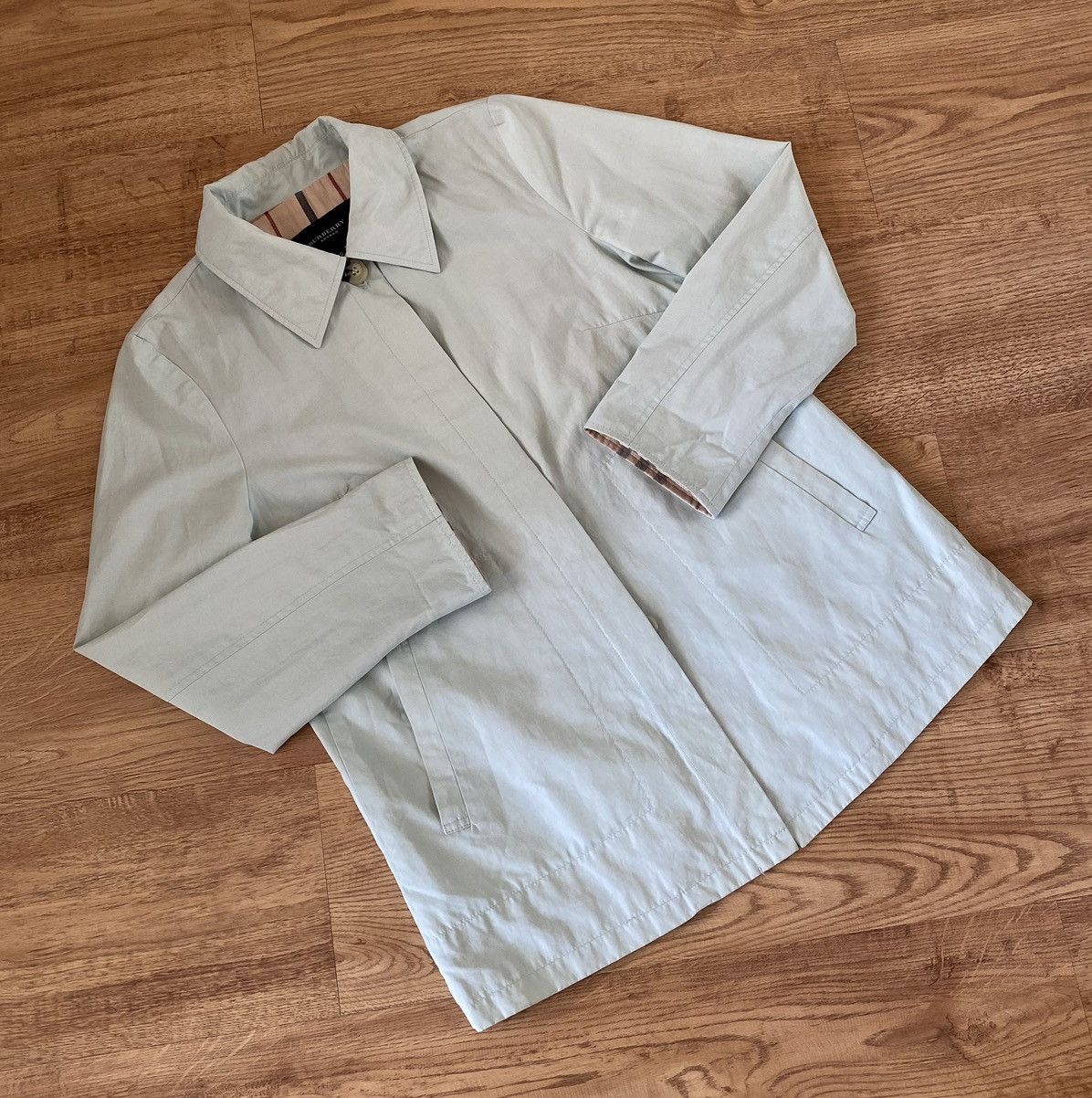 Burberry Burberry Nylon/Coton Nova Check Jacket x Vintage x Luxury Size S / US 4 / IT 40 - 6 Thumbnail