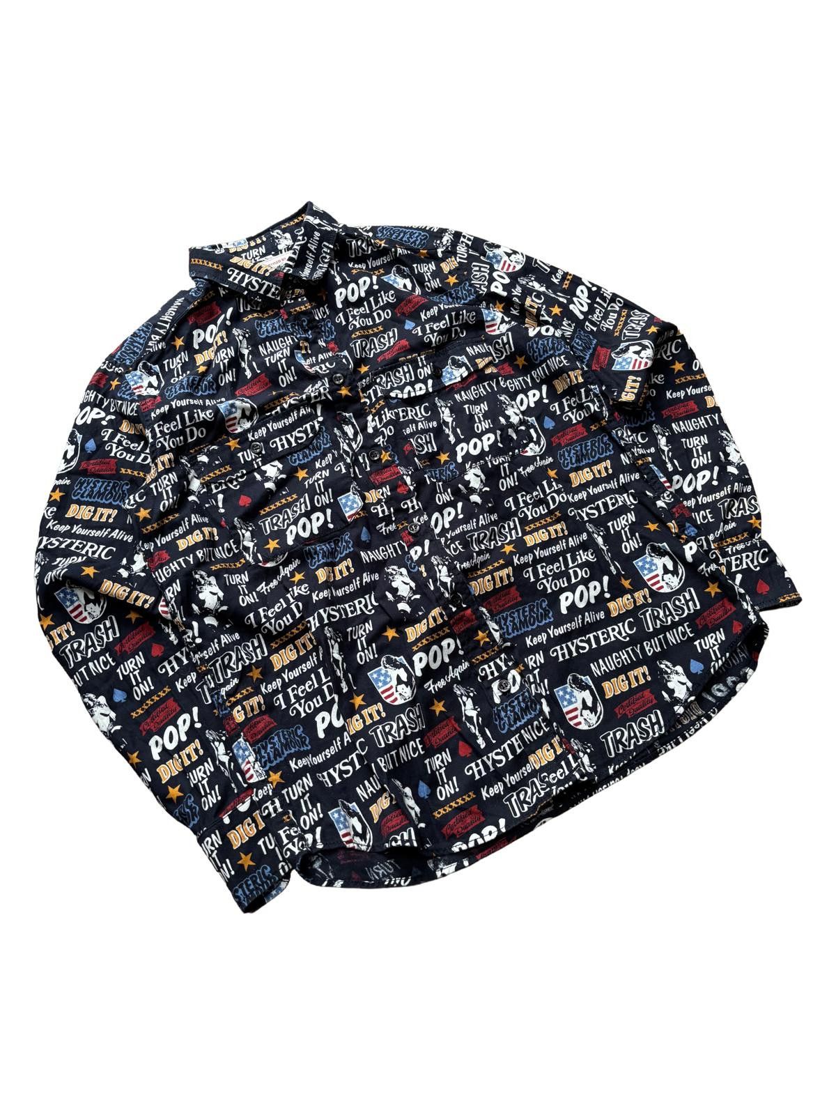 Hysteric Glamour Hysteric Glamour Graphic Shirt Small Size US S / EU 44-46 / 1 - 2 Thumbnail