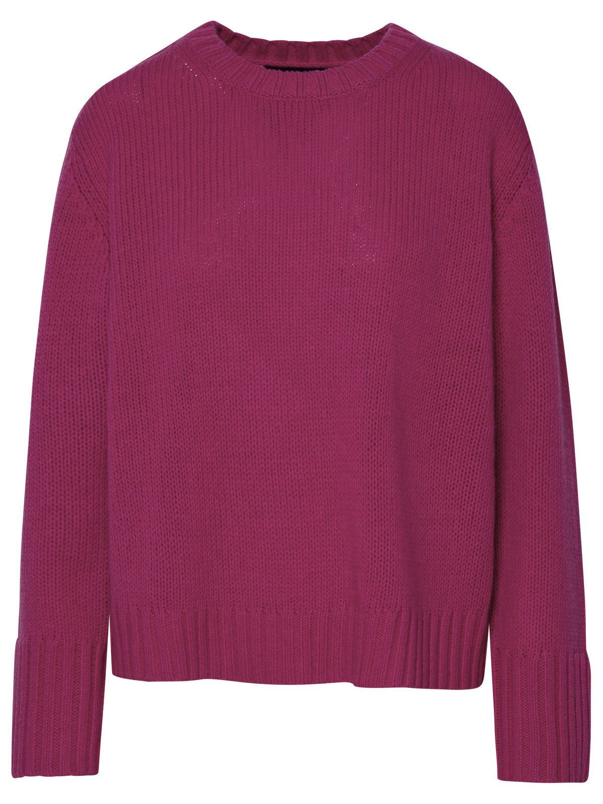 image of 360 Cashmere 'karine' Sweater In Fuchsia Cashmere Blend, Women's (Size Small)