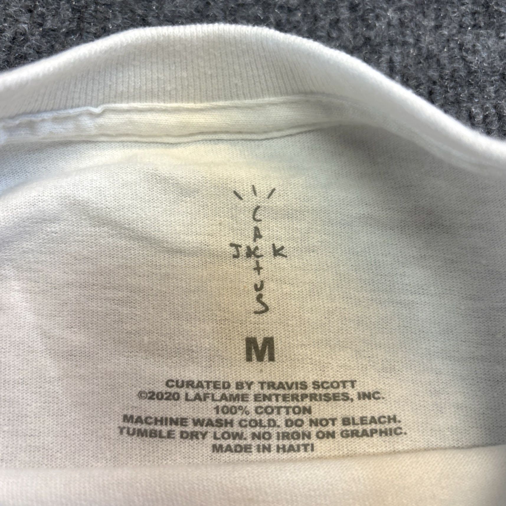 Travis Scott Travis Scott Cactus Jack T-Shirt Mens Medium White Rap Tee Rapper Size US M / EU 48-50 / 2 - 3 Thumbnail