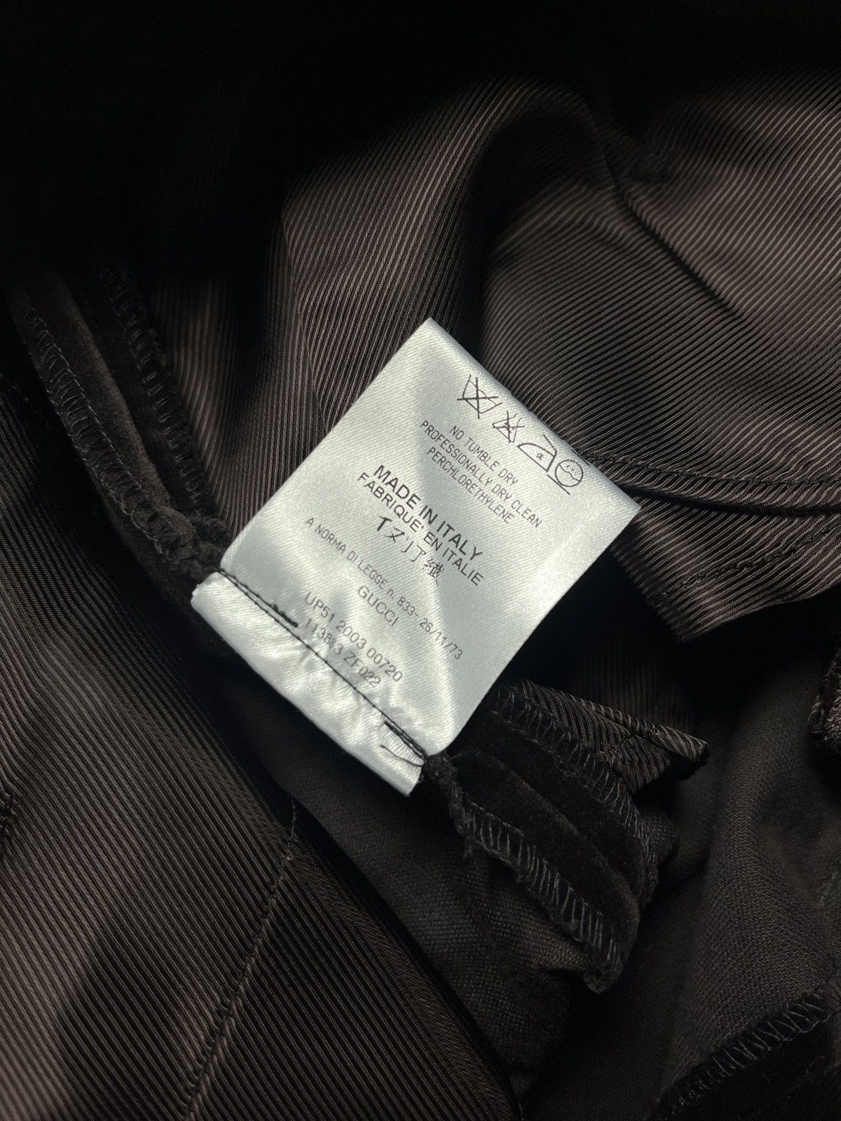 Gucci Gucci Tom Ford - 2003 Flared Velour Pants Size US 44 / EU 60 - 8 Thumbnail