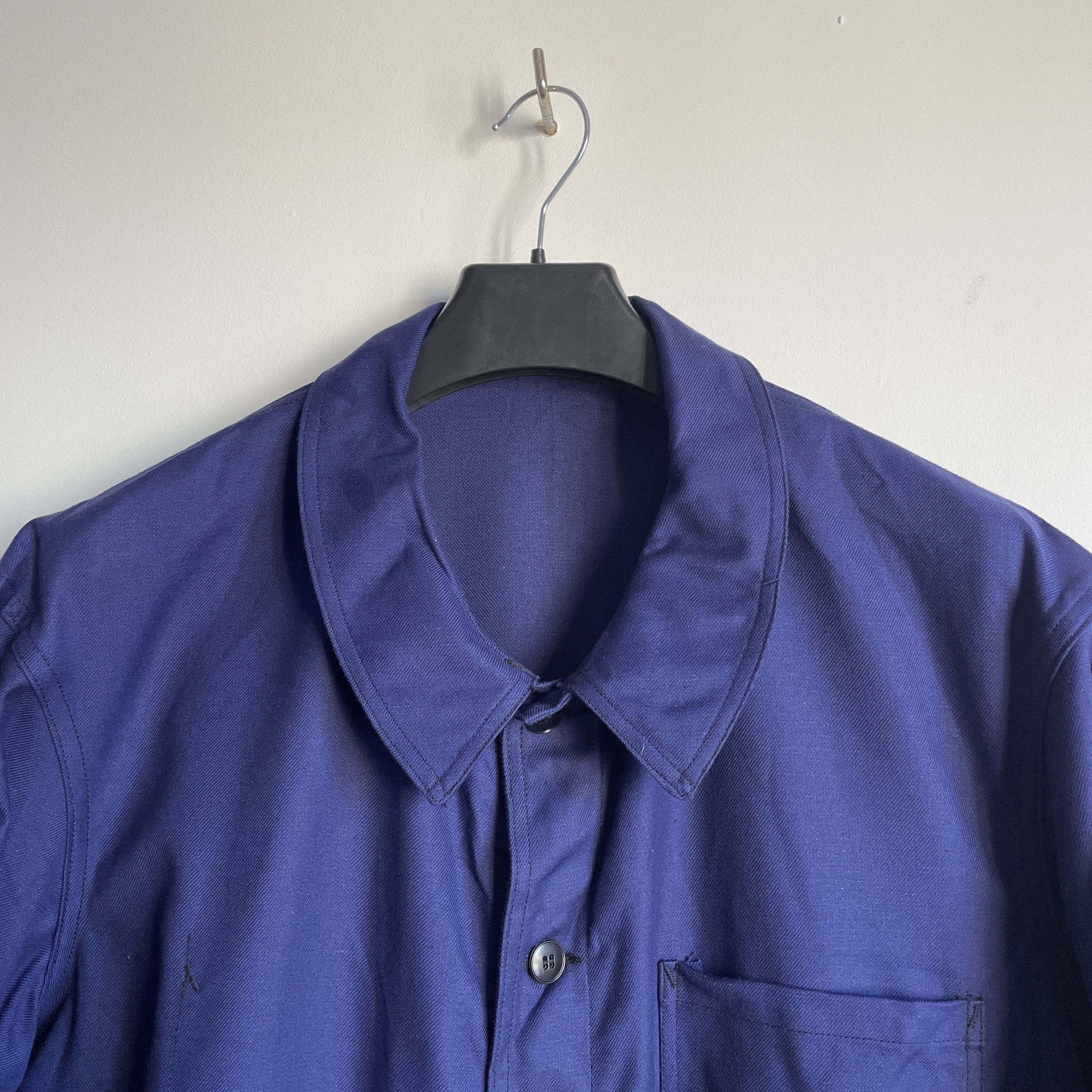 Vintage OD Flers French Army Vintage 70's Work Jacket Size EUR 56 Size US XL / EU 56 / 4 - 4 Thumbnail