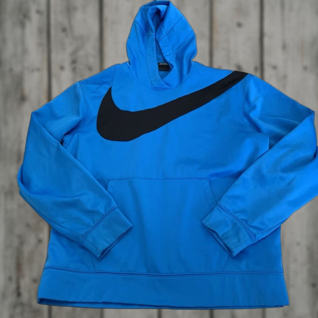 Nike NIKE Dri-Fit Hoodie Mens Large Basketball Pullover Blue Fleece DM0992-406 Size US L / EU 52-54 / 3 - 1 Thumbnail