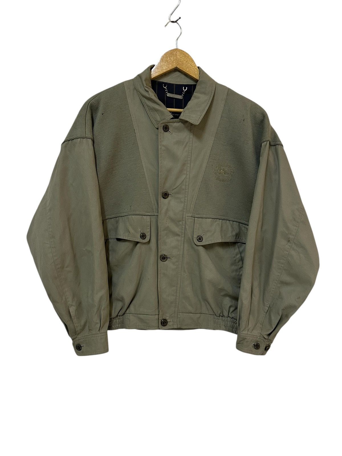 Burberry Vintage burberry bomber jacket Size US L / EU 52-54 / 3 - 1 Thumbnail