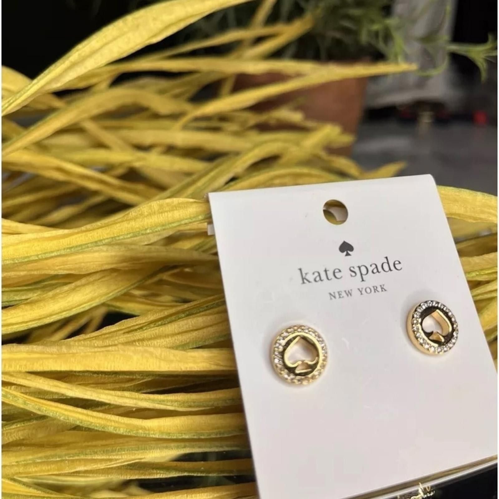 Designer Kate Spade Spot The Spade Earrings Size ONE SIZE - 2 Thumbnail