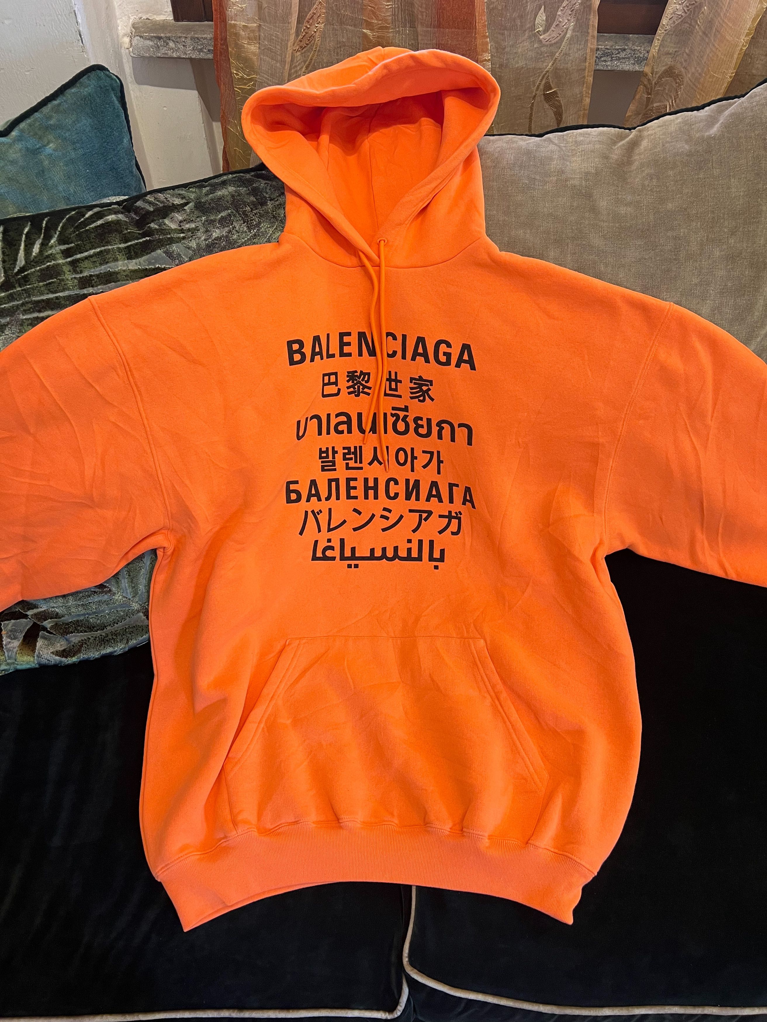 Balenciaga Language Hoodie Size US XS / EU 42 / 0 - 1 Thumbnail