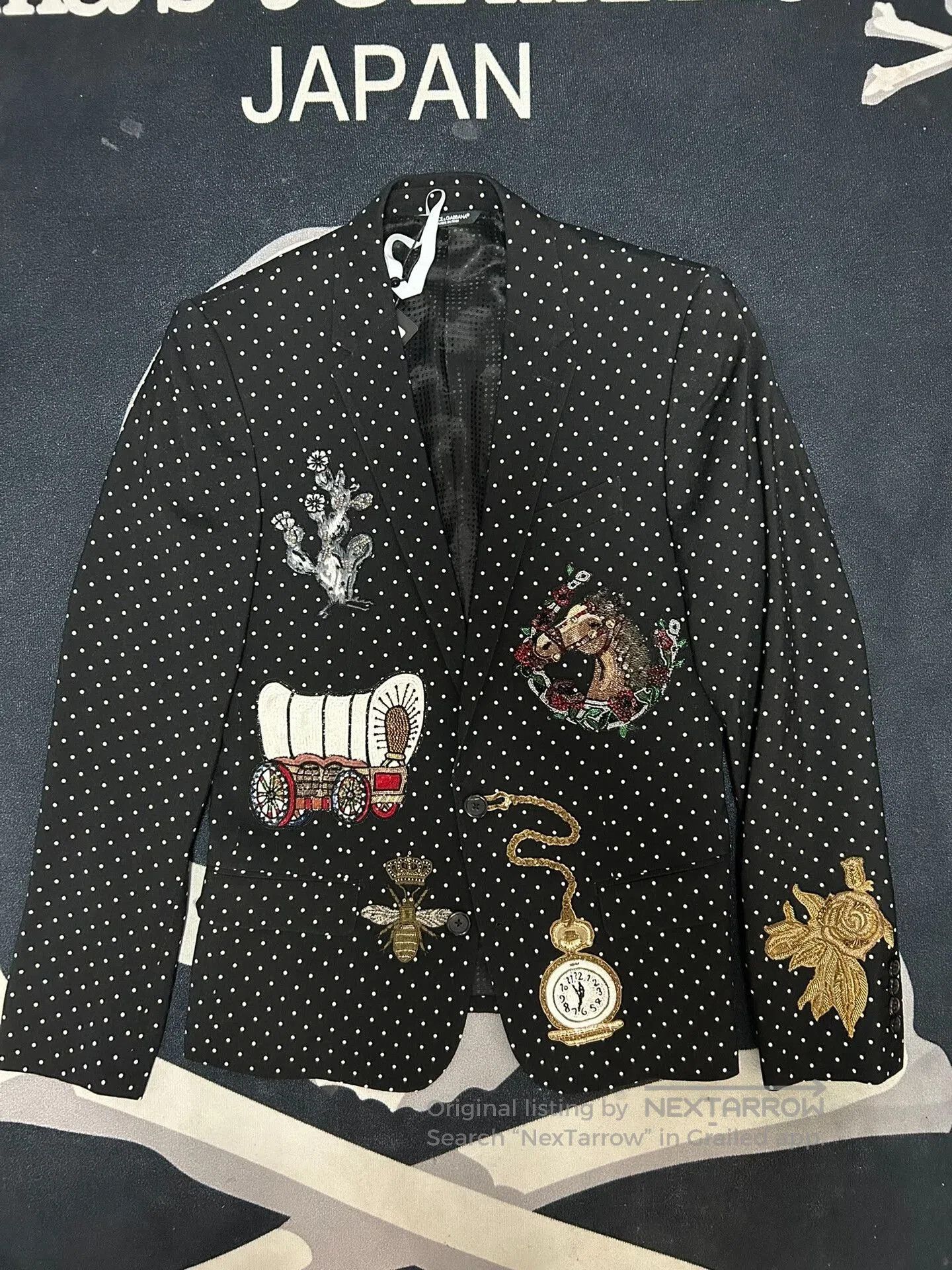 Dolce & Gabbana New Dolce & Gabbana Embroidered Blazer. Size US S / EU 44-46 / 1 - 2 Thumbnail