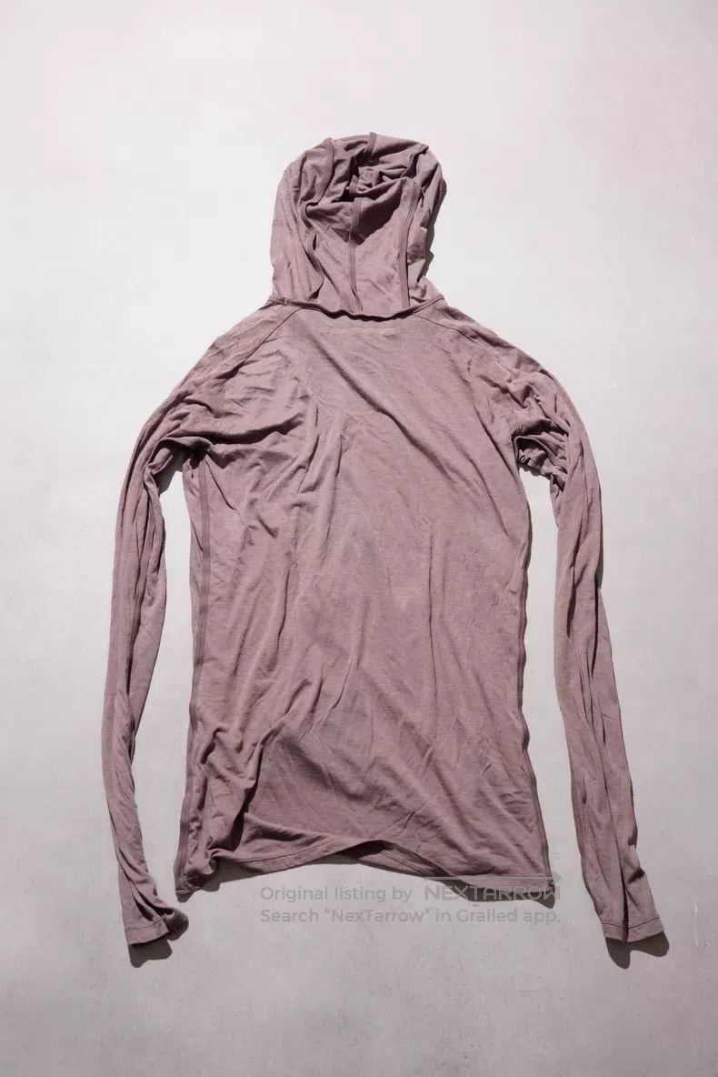 Julius Julius Pinkish Brown Hooded Long Shirt Size US M / EU 48-50 / 2 - 3 Thumbnail