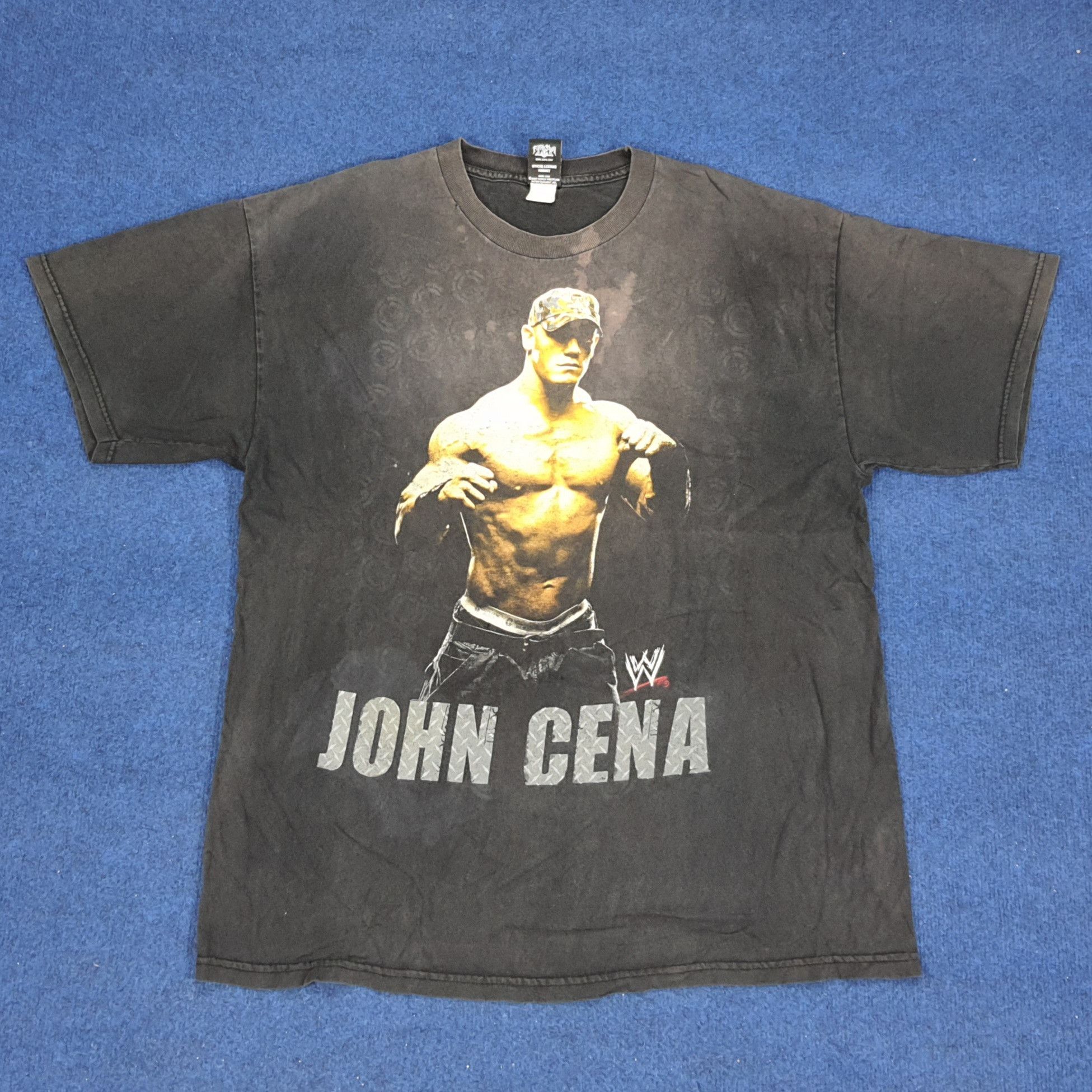 Vintage × WWE Vintage WWE John Cena Wrestler Tshirt Size US XL / EU 56 / 4 - 1 Thumbnail