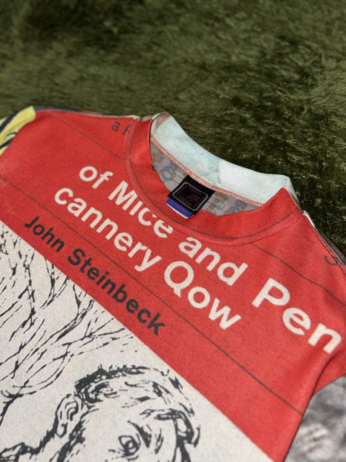 Japanese Brand MPQ Penguin Books Reversible All-Over Print Long Sleeve Size US XL / EU 56 / 4 - 2 Thumbnail