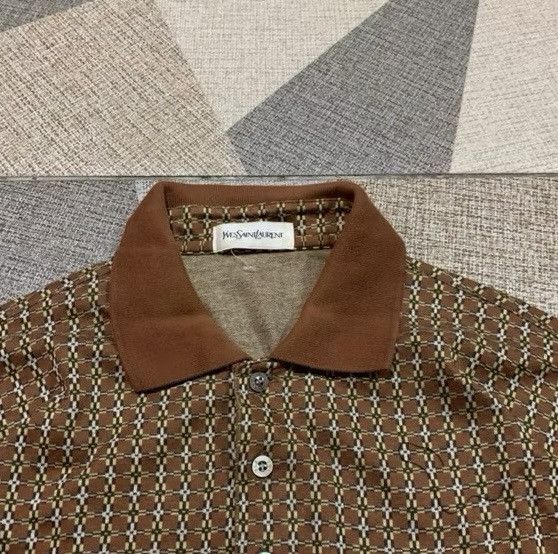 Yves Saint Laurent Yves Saint Laurent Plaid Multicolor Rugby Size US L / EU 52-54 / 3 - 2 Thumbnail