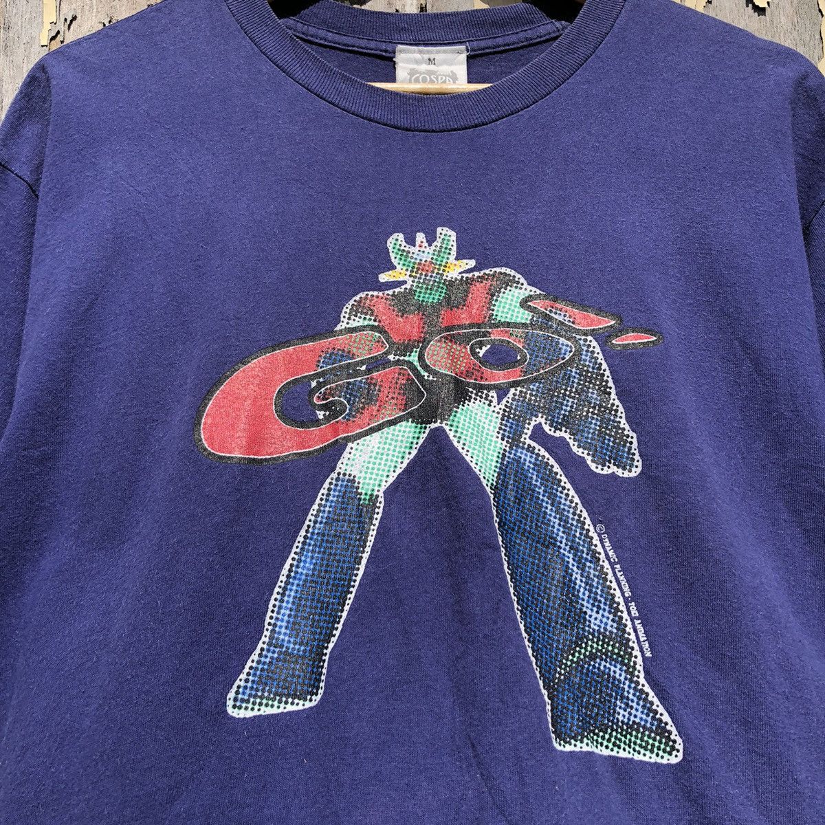 Anime Sunfaded Vintage 90s Cospa Go Nagai Mazinger Z Tshirt Size US M / EU 48-50 / 2 - 3 Thumbnail