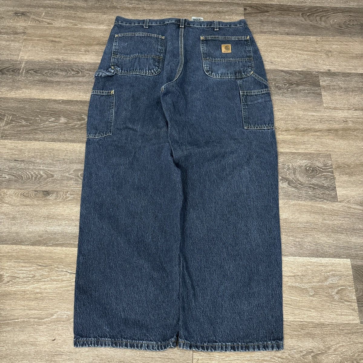 Carhartt × Vintage Essential Vintage y2k Carhartt wide leg navy blue jeans Size US 36 / EU 52 - 1 Thumbnail