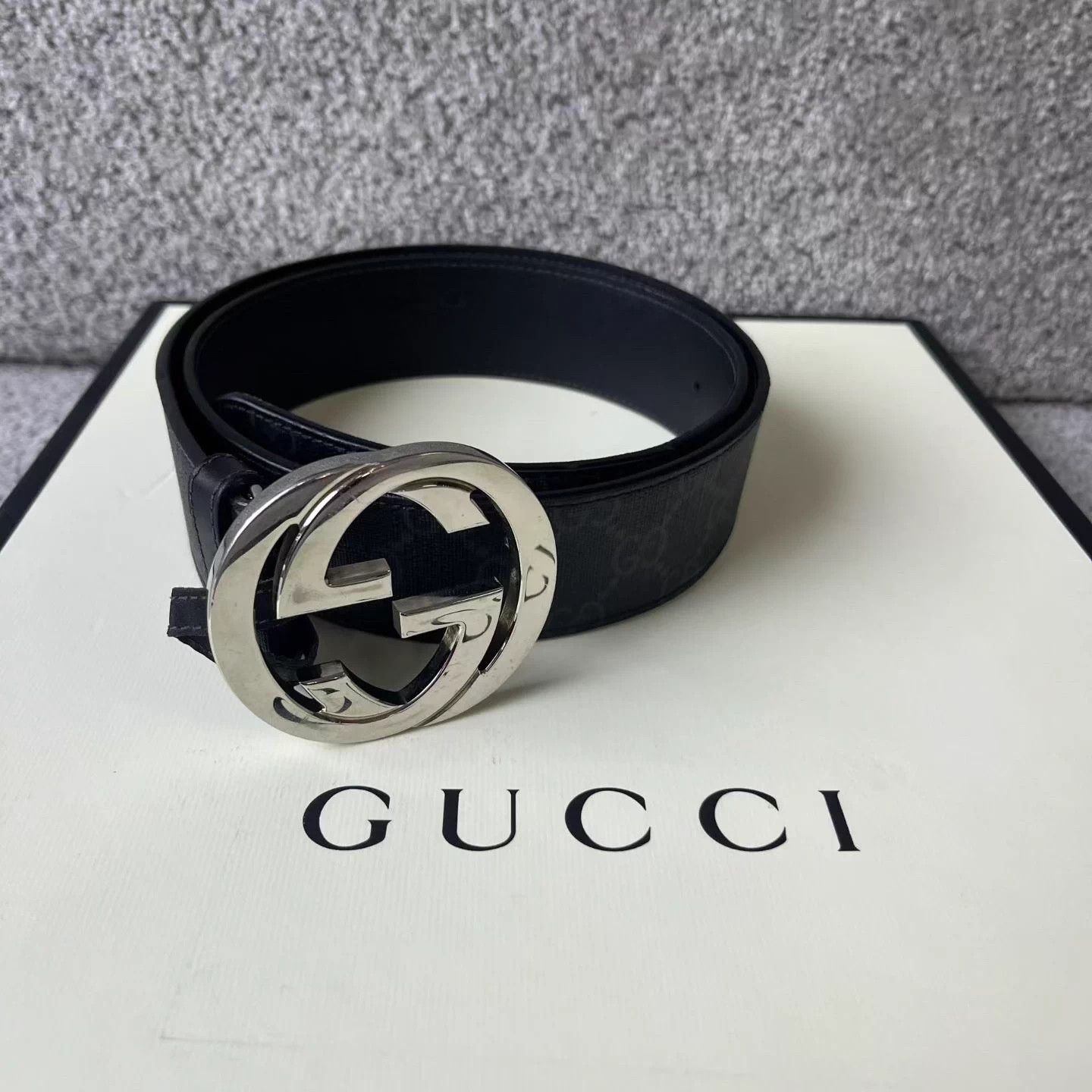 Gucci Gucci GG Buckle Canvas Belt Size ONE SIZE - 1 Thumbnail