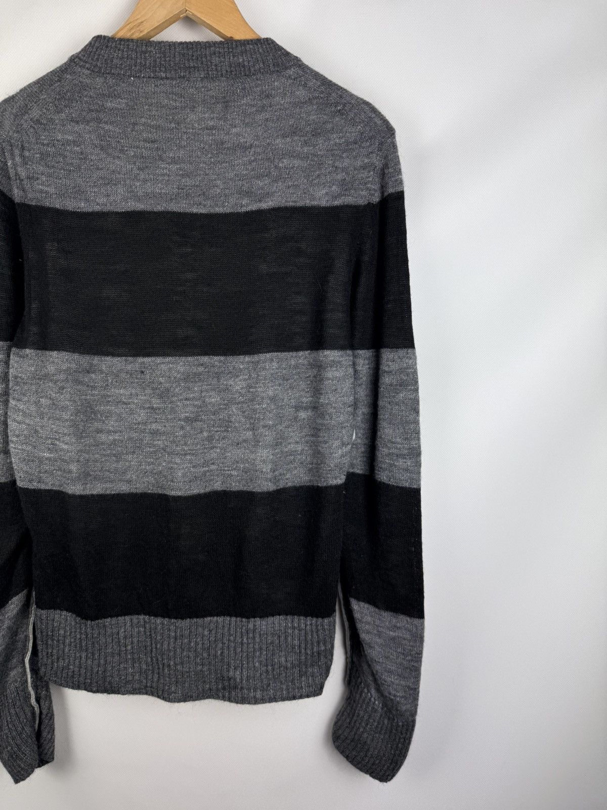 Dolce & Gabbana Dolce & Gabbana Avant-garde Striped Wool Sweater Pullover Size US M / EU 48-50 / 2 - 15 Thumbnail