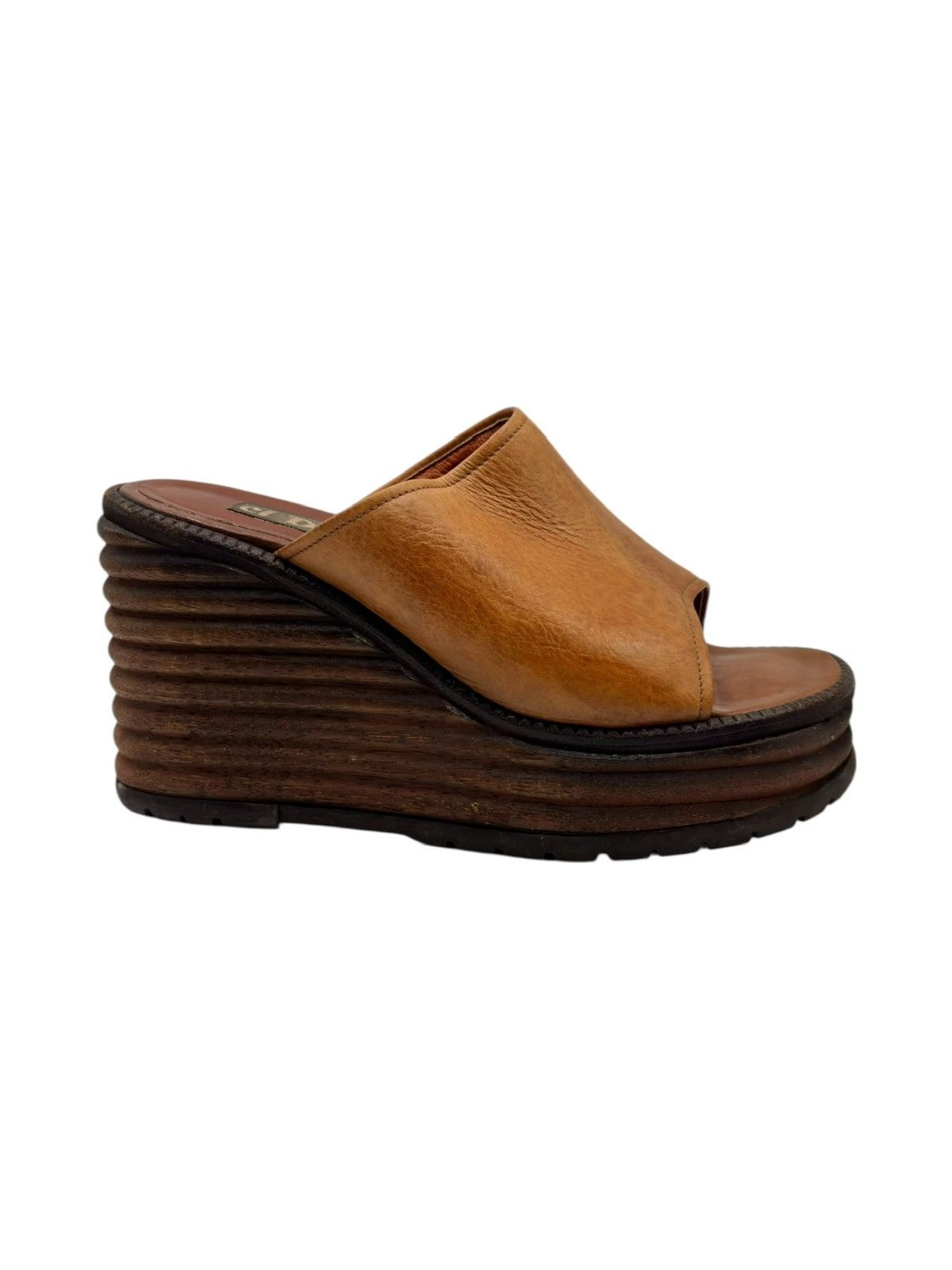 Cowboy Equipment Vintage El Dantes brown block platform sandals Size 36 Size US 6 / IT 36 - 4 Thumbnail