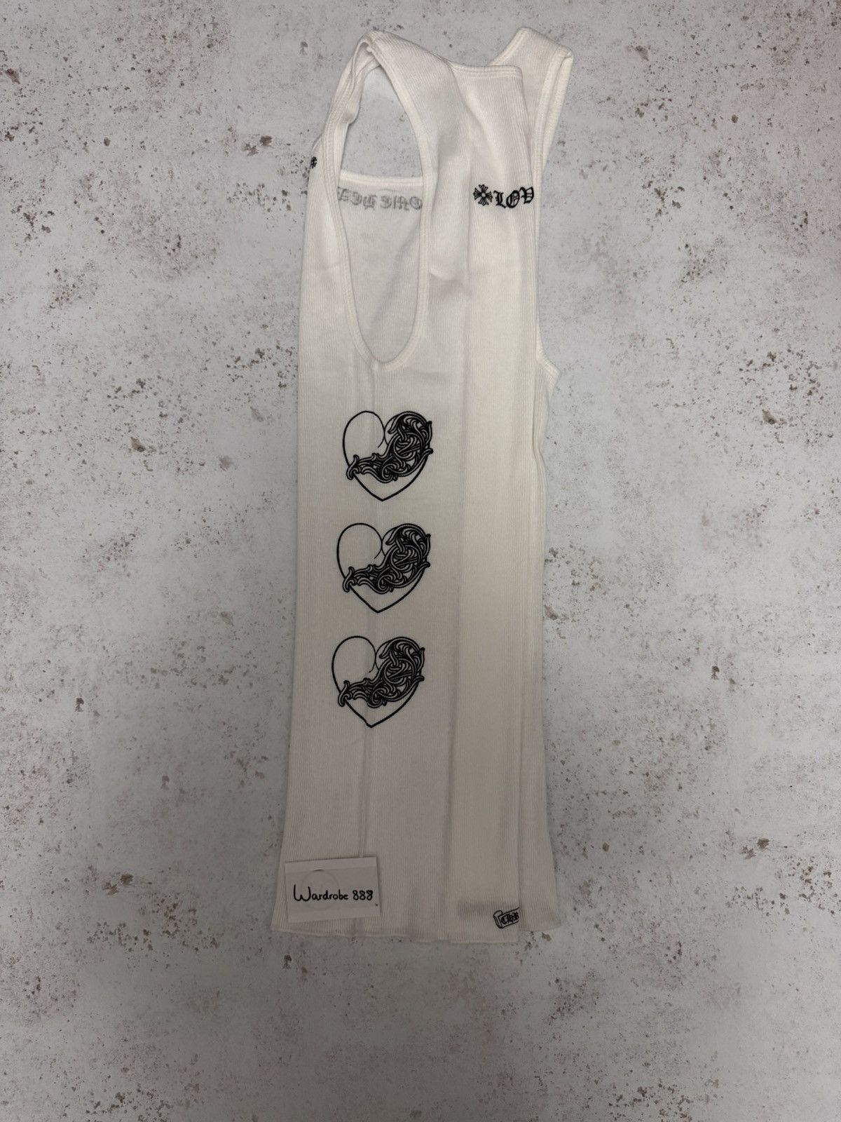 Chrome Hearts Chrome hearts LOVE YOU Rib Tank Size US XL / EU 56 / 4 - 4 Thumbnail