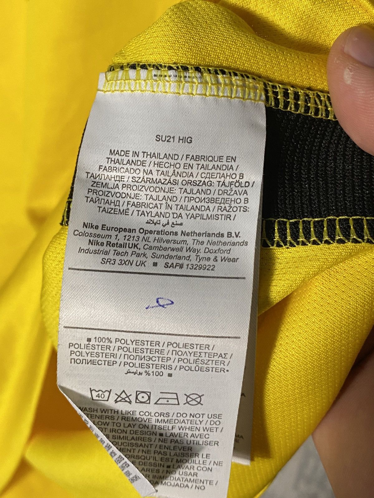 Chelsea Soccer 2021/22 Chelsea Nike Soccer Jersey Football Shirt Kit Away Size US L / EU 52-54 / 3 - 5 Thumbnail