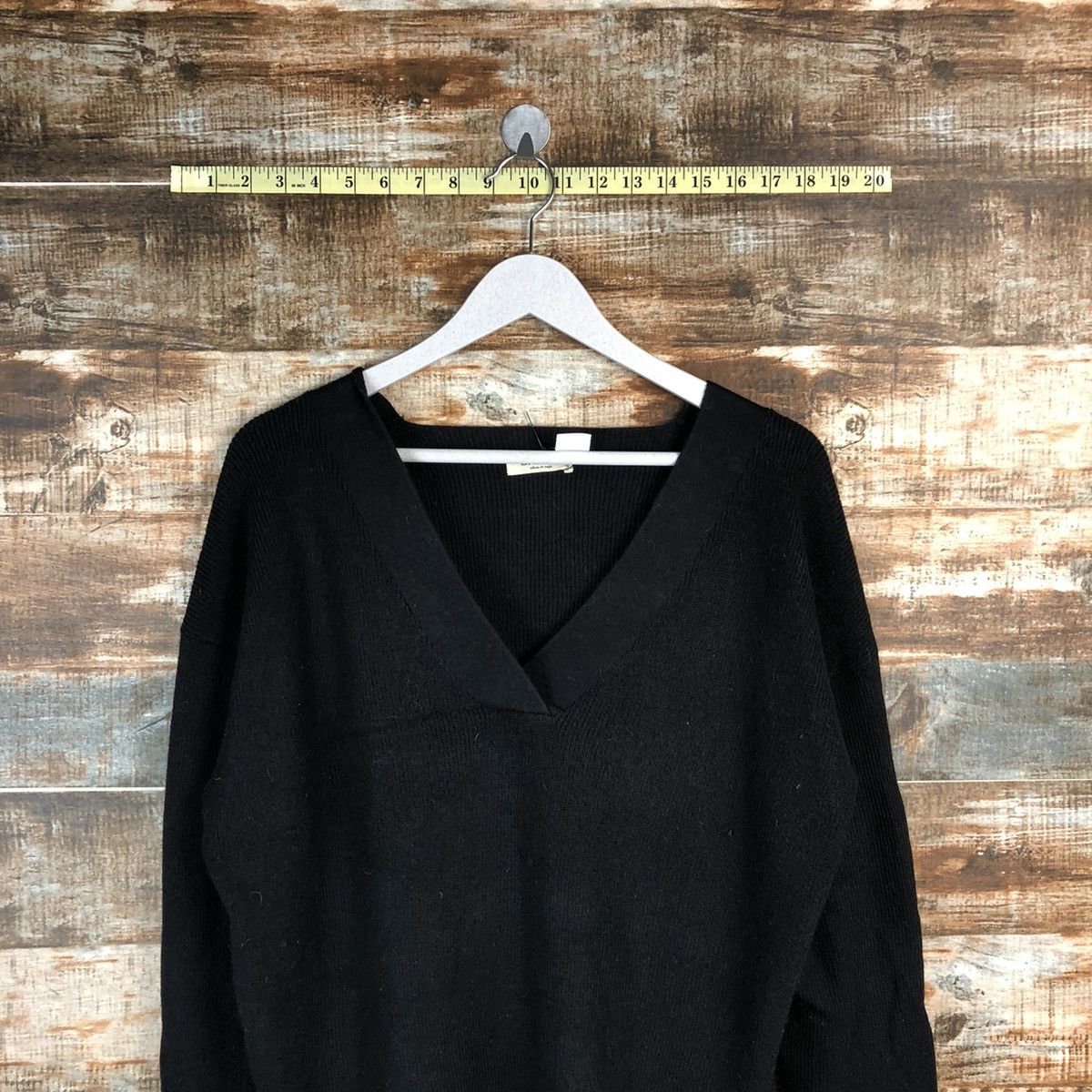 Homespun Knitwear × Japanese Brand Salon Black vintage japan Knitwear #A1835 Size M / US 6-8 / IT 42-44 - 2 Thumbnail