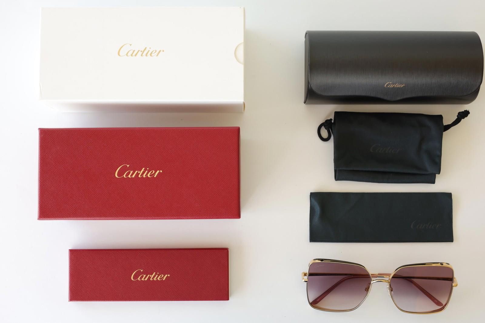 Cartier New Cartier eyewear sunglasses eyeglasses CT0299S 003 gold Size ONE SIZE - 2 Thumbnail
