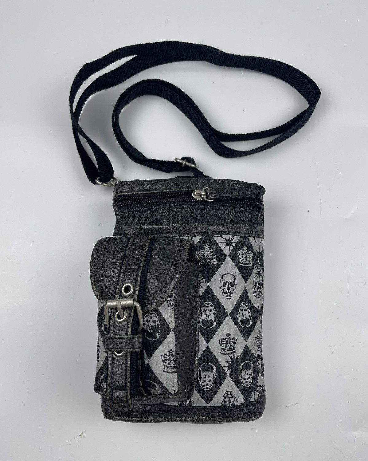 Seditionaries punk style skulls shoulder bag sling bag tc14 Size ONE SIZE - 1 Thumbnail