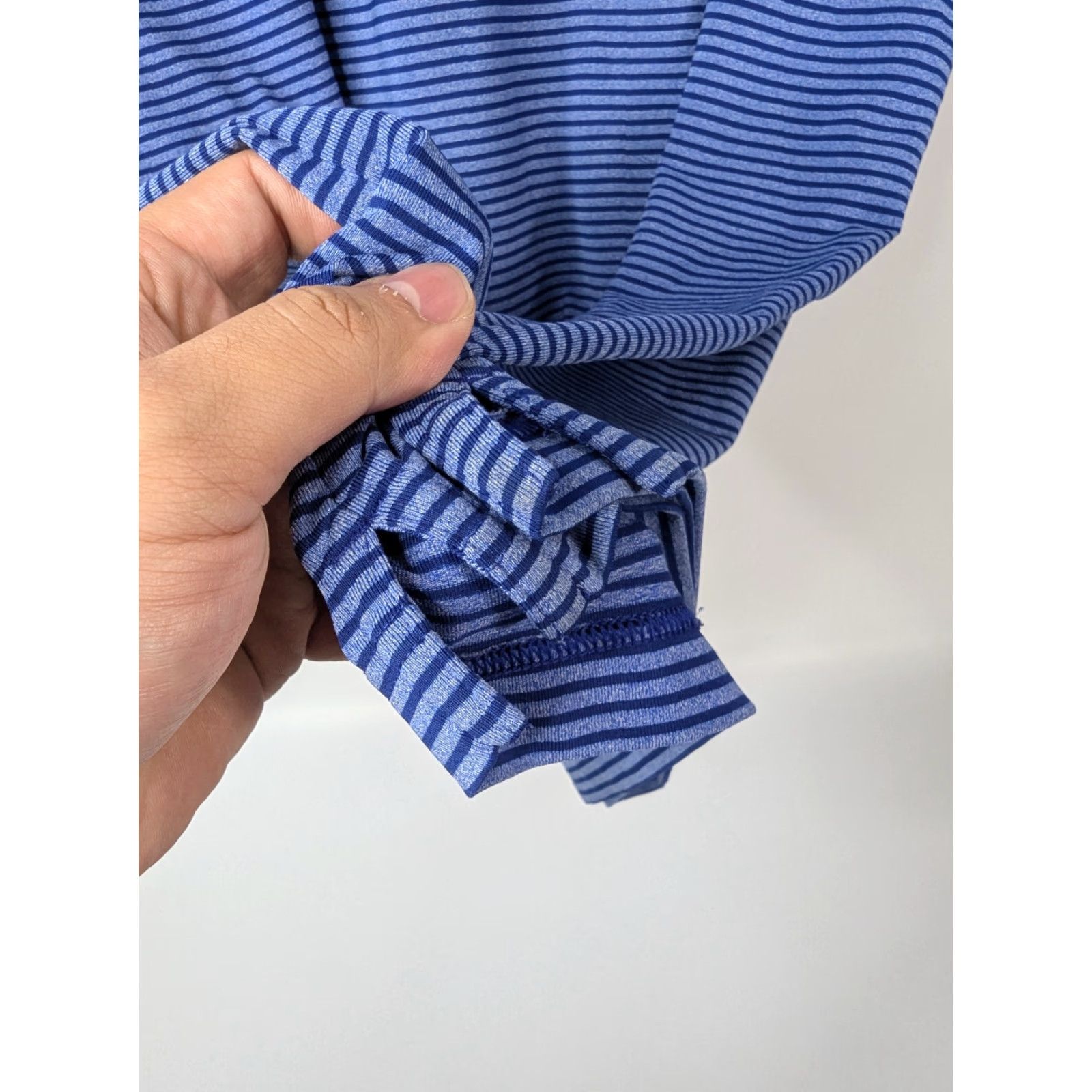 Under Armour Under Armour Men's Polo Shirt S/S HeatGear Loose Fit Striped Blue Golf Performance Moisture Wicking - Adult Regular Size L Size US L / EU 52-54 / 3 - 4 Thumbnail