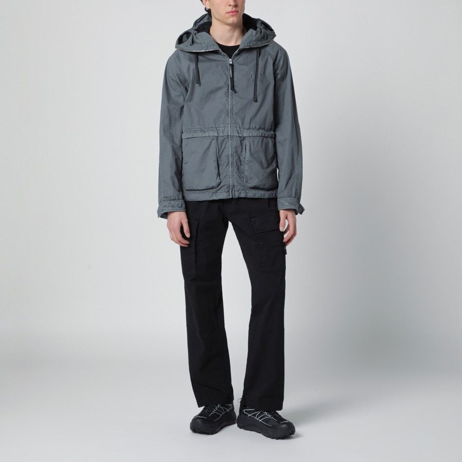 C.P. Company o1d2blof0226 Explorer 50 Fili Wax Jacket in Grey Size US M / EU 48-50 / 2 - 2 Thumbnail