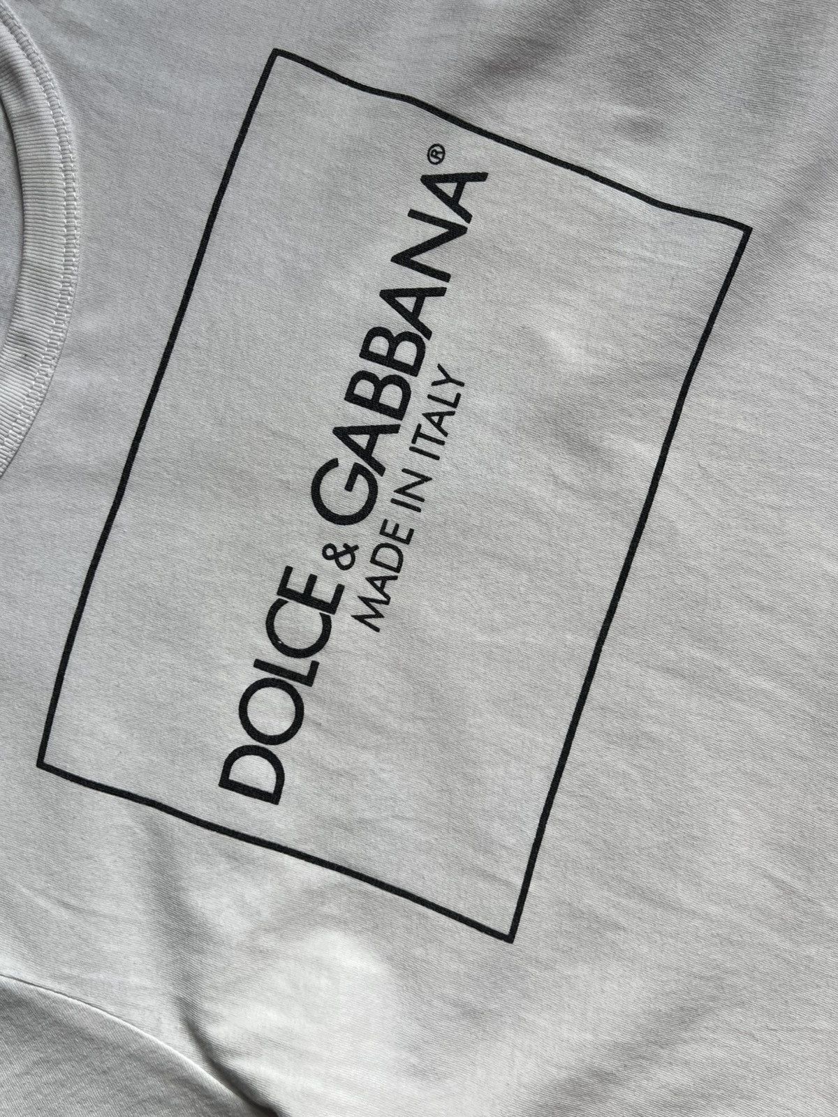 Dolce & Gabbana Dolce & Gabbana Big Logo Luxury T-shirt Size L / US 10 / IT 46 - 4 Thumbnail
