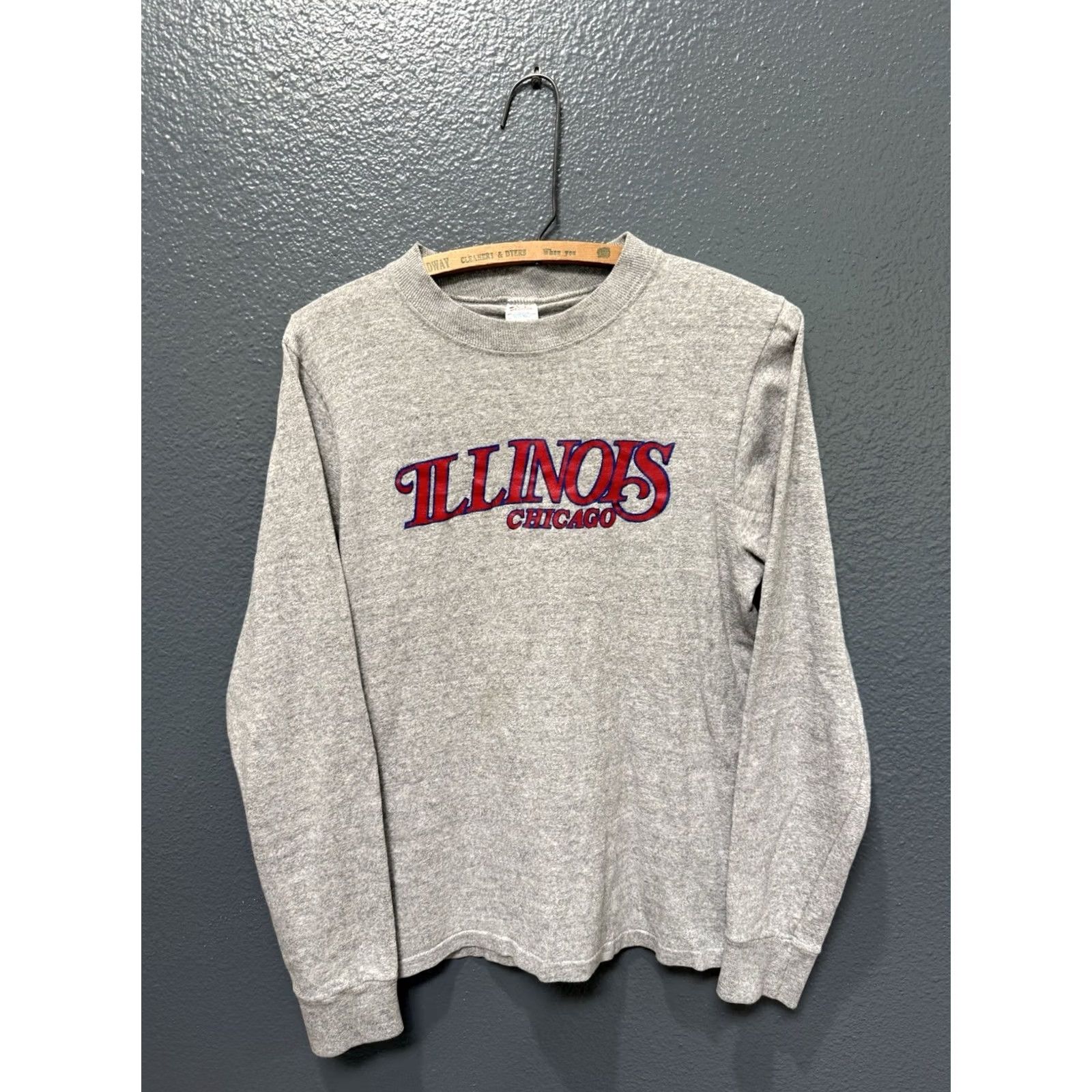 Champion VINTAGE Champion Shirt Long Sleeve USA Made Gray Medium Men Size US M / EU 48-50 / 2 - 3 Thumbnail