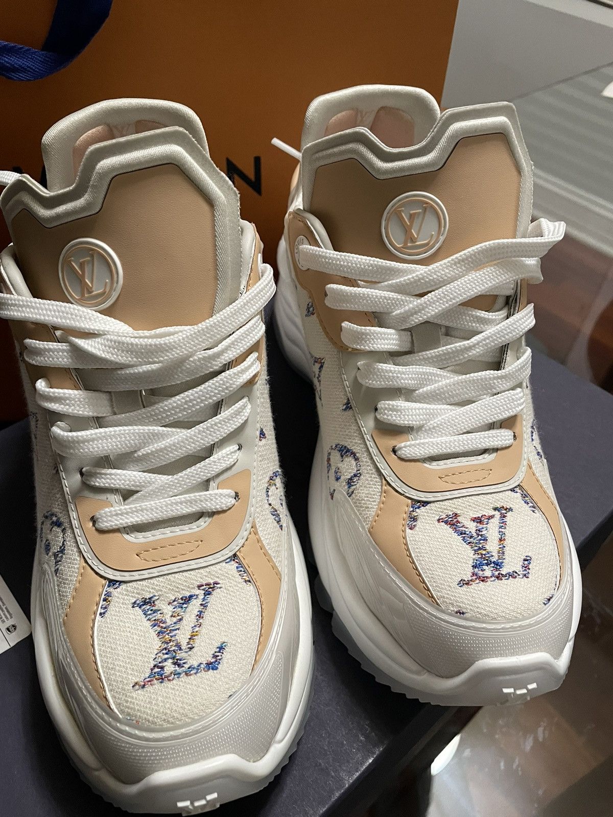 Louis Vuitton 2024 Louis Vuitton Run 55 sneaker | Grailed
